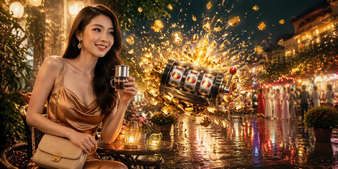 Người dùng Đà Lạt thưởng cà phê và theo dõi kèo trên điện thoại di động