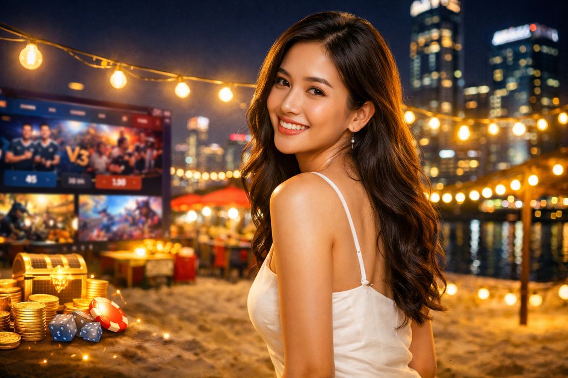 Không khí sôi động tại chợ đêm Hà Nội – người chơi theo dõi live casino và esports trên điện thoại